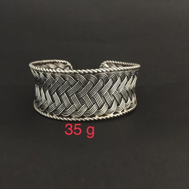 Thai Karen Hill Tribe Silver Bangle 20BG005