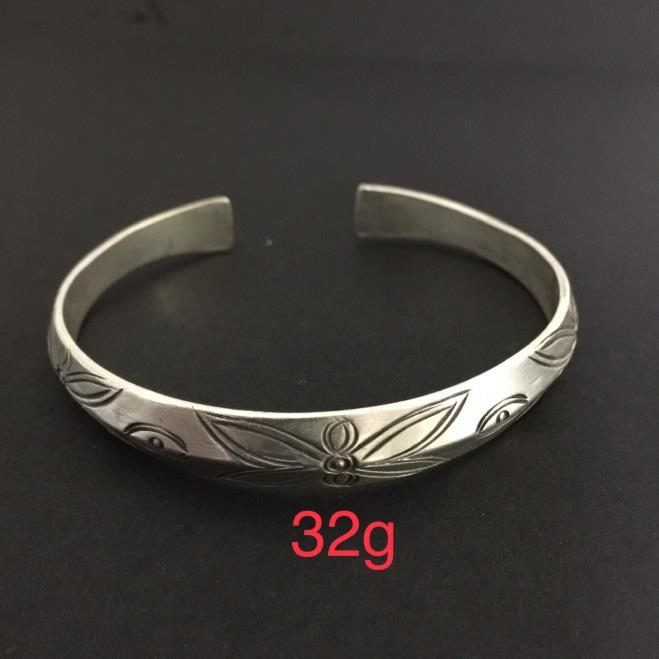 Thai Karen Hill Tribe Silver Bangle 20BG050