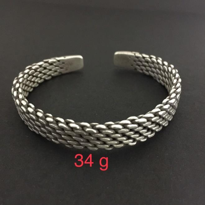 Thai Karen Hill Tribe Silver Bangle 20BG053