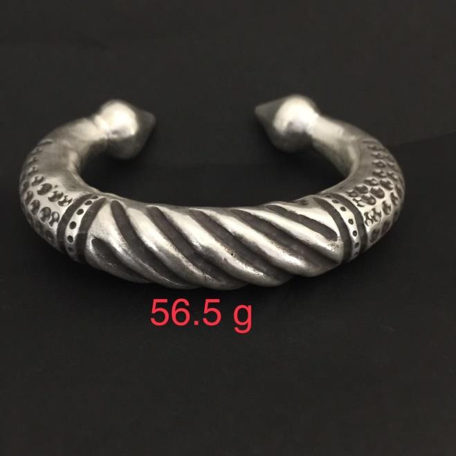 Thai Karen Hill Tribe Silver Bangle 20BG059