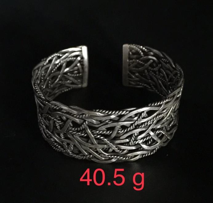 Thai Karen Hill Tribe Silver Bangle 20BG097