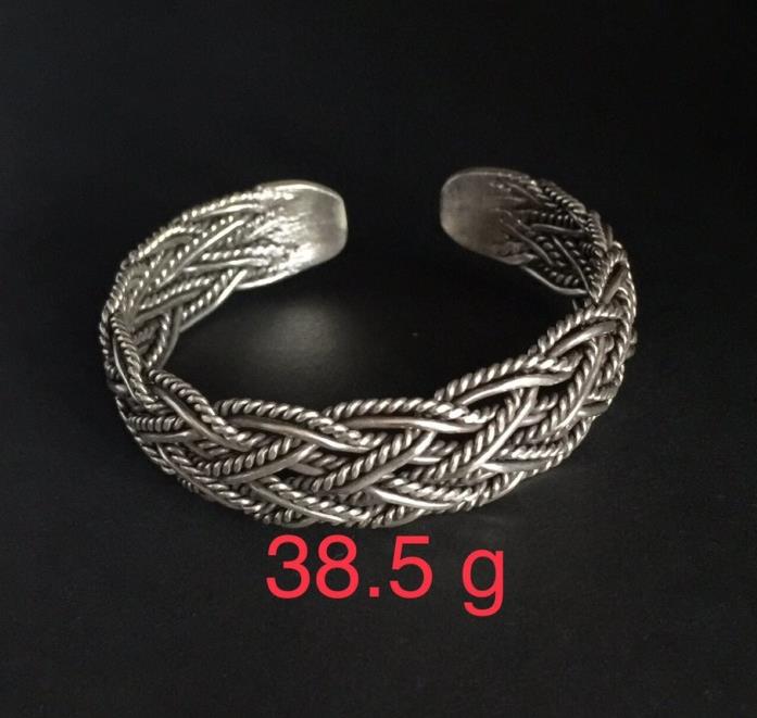 Thai Karen Hill Tribe Silver Bangle 20BG099