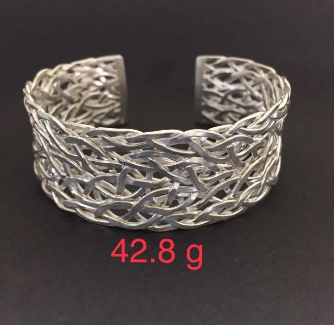 Thai Karen Hill Tribe Silver Bangle 20BG103