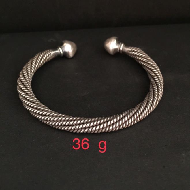 Thai Karen Hill Tribe Silver Bangle 20BG113