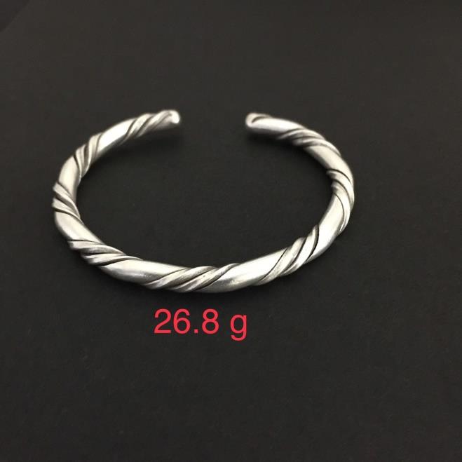 Thai Karen Hill Tribe Silver Bangle 20BG123