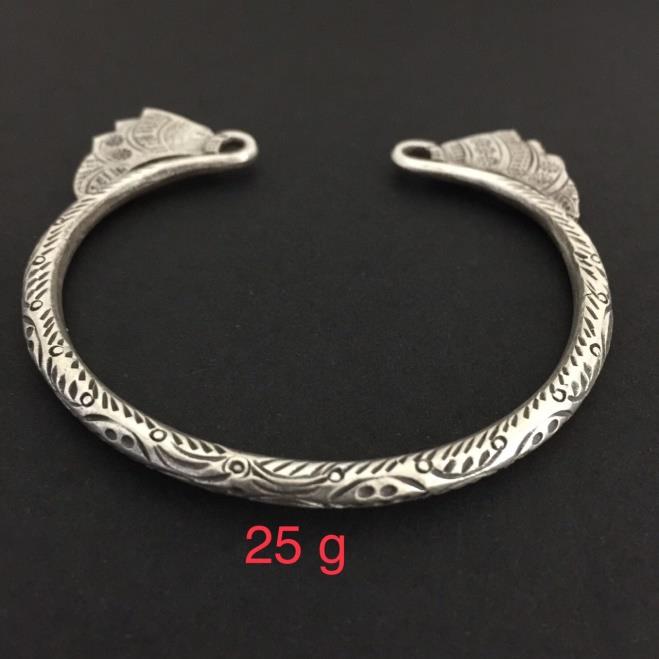 Thai Karen Hill Tribe Silver Bangle 20BG157