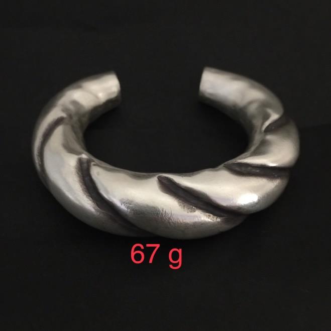 Thai Karen Hill Tribe Silver Bangle 20BG167