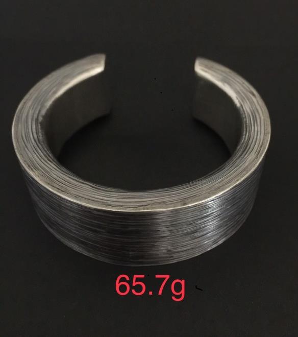 Thai Karen Hill Tribe Silver Bangle 20BG181
