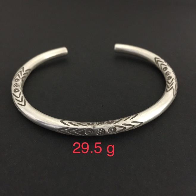 Thai Karen Hill Tribe Silver Bangle 20BG187