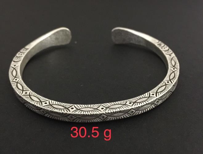 Thai Karen Hill Tribe Silver Bangle 20BG188