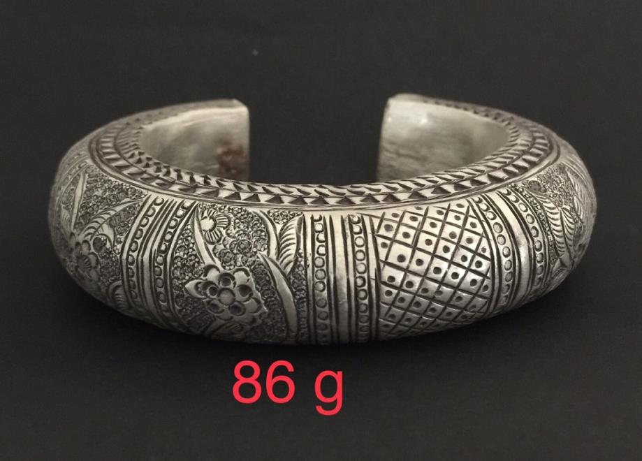 Thai Karen Hill Tribe Silver Bangle 20BG202