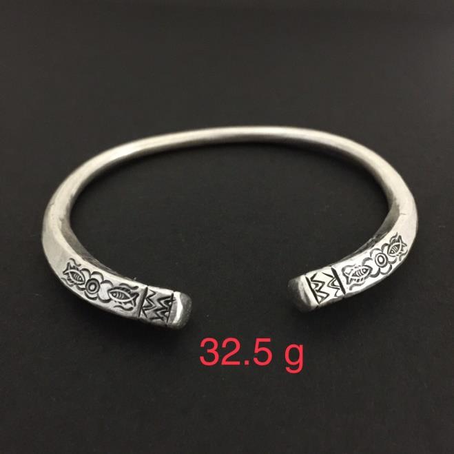 Thai Karen Hill Tribe Silver Bangle 20BG209