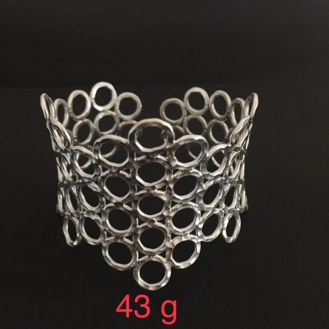 Thai Karen Hill Tribe Silver Bangle 20BG214