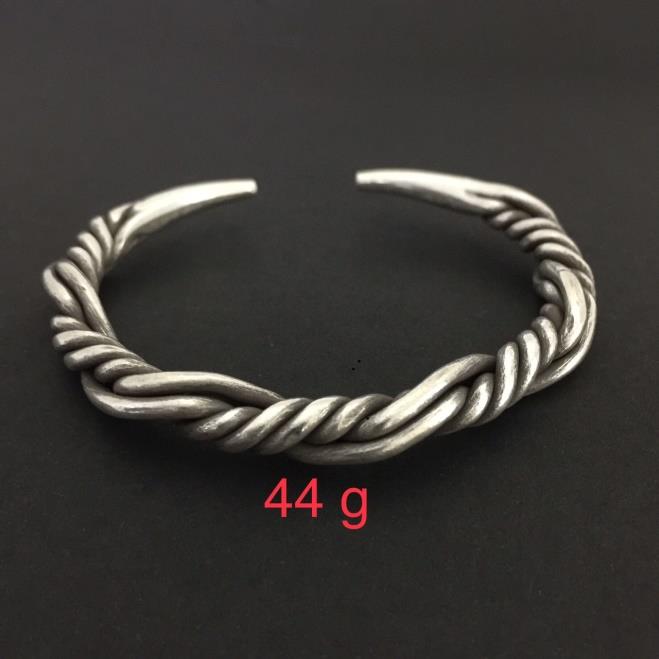 Thai Karen Hill Tribe Silver Bangle 20BG228