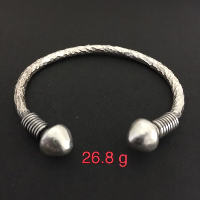 Thai Karen Hill Tribe Silver Bangle 20BG229