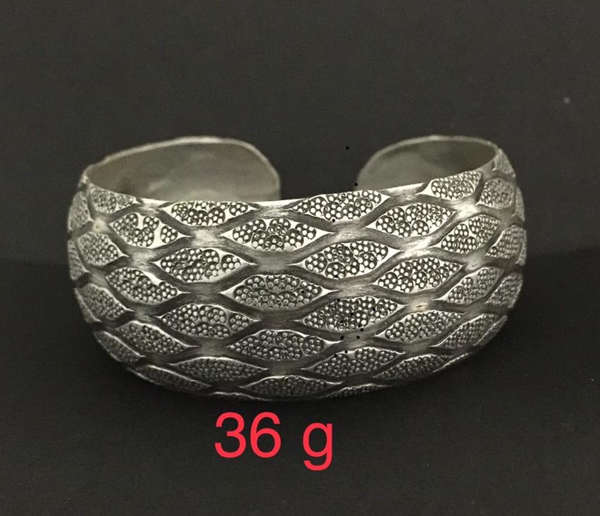 Thai Karen Hill Tribe Silver Bangle 20BG235
