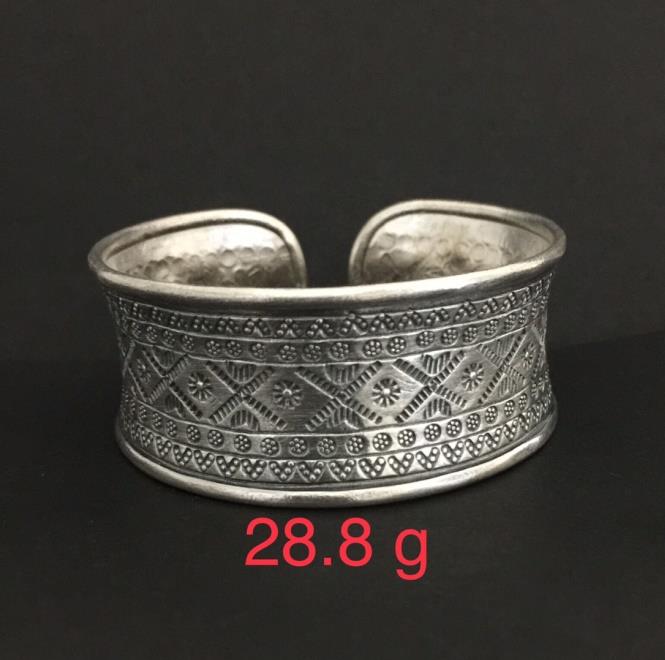 Thai Karen Hill Tribe Silver Bangle 20BG257