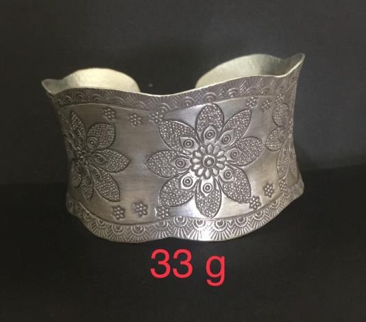 Thai Karen Hill Tribe Silver Bangle 20BG293