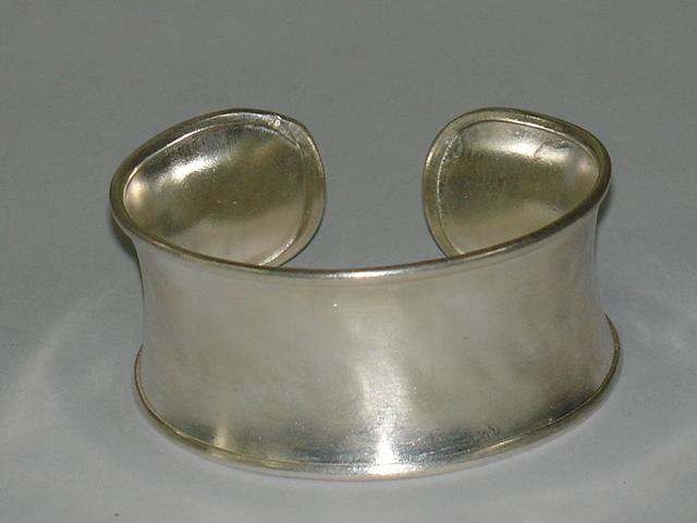 Thai Karen Hill Tribe Silver Bangle Plain Bangle BG030 