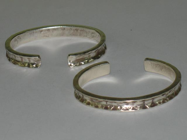 Thai Karen Hill Tribe Silver Bangle Engraved Bangle BG082 