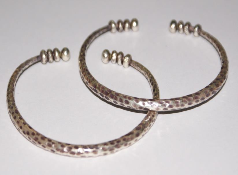 Thai Karen Hill Tribe Silver Bangle BG118