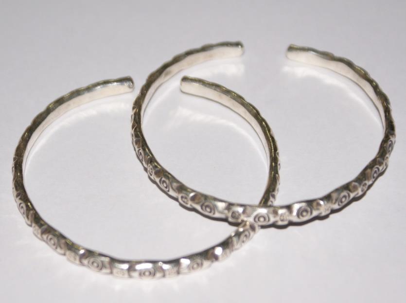 Thai Karen Hill Tribe Silver Bangle BG121