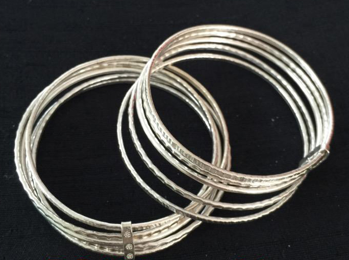 Thai Karen Hill Tribe Silver Bangle BG162