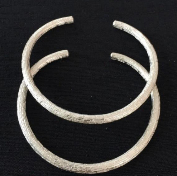 Thai Karen Hill Tribe Silver Bangle BG165