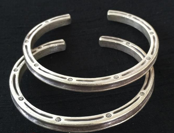 Thai Karen Hill Tribe Silver Bangle BG199