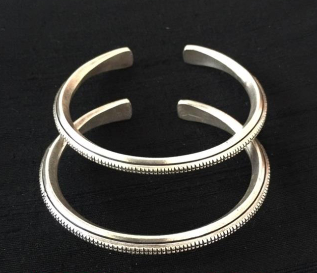 Thai Karen Hill Tribe Silver Bangle BG202
