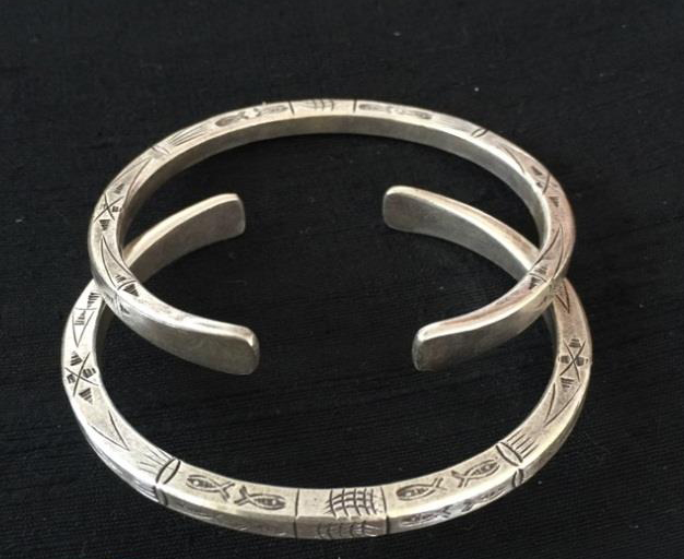 Thai Karen Hill Tribe Silver Bangle BG204
