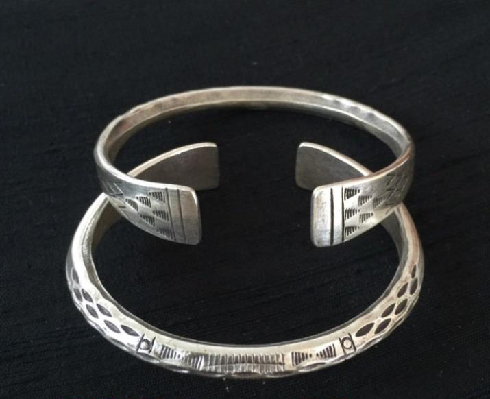 Thai Karen Hill Tribe Silver Bangle BG208