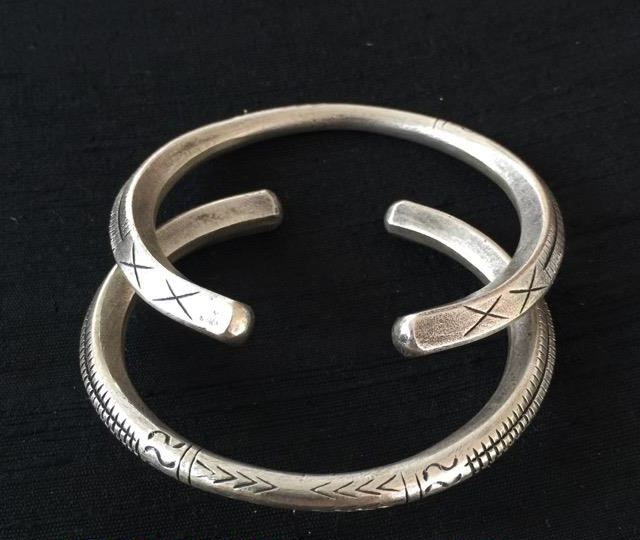 Thai Karen Hill Tribe Silver Bangle BG210