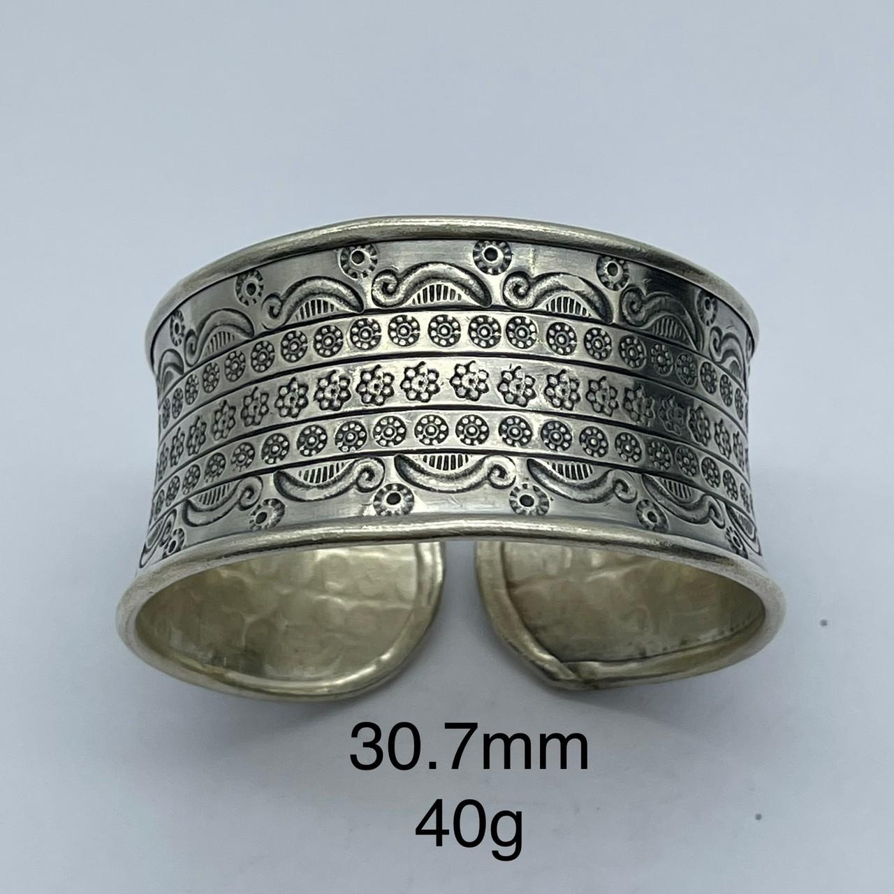 Thai Karen Hill Tribe Silver Bangle BG211TKSH125