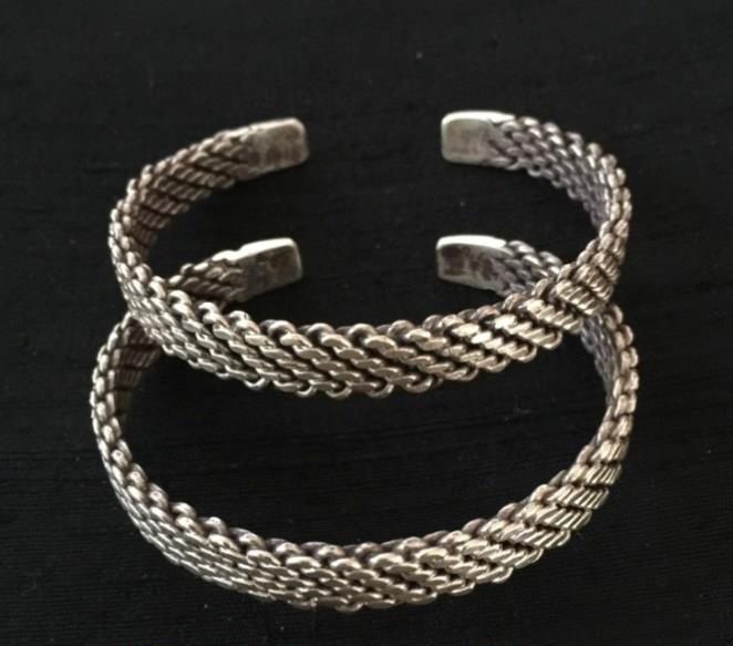 Thai Karen Hill Tribe Silver Bangle BG259