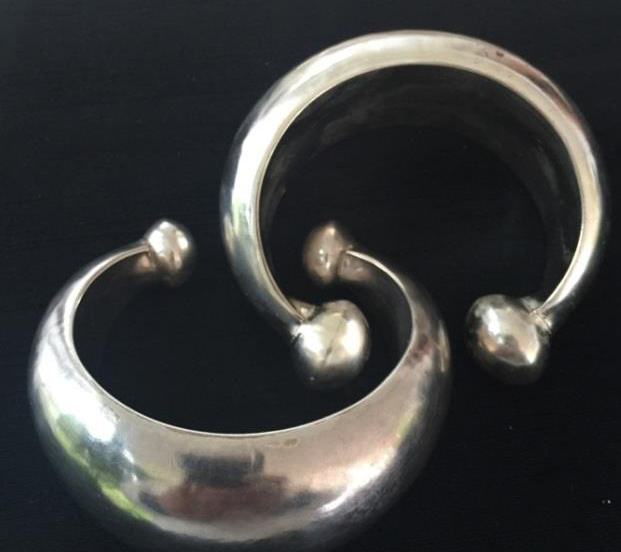 Thai Karen Hill Tribe Silver Bangle BG288