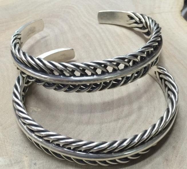 Thai Karen Hill Tribe Silver Bangle BG333
