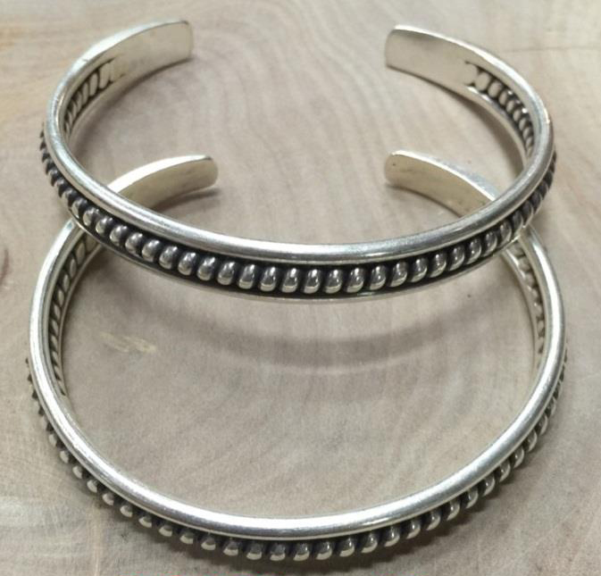 Thai Karen Hill Tribe Silver Bangle BG339