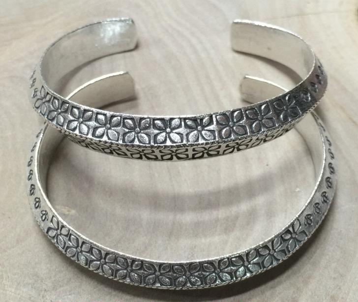 Thai Karen Hill Tribe Silver Bangle BG341