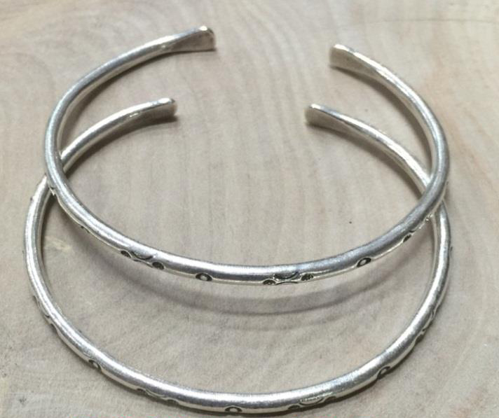 Thai Karen Hill Tribe Silver Bangle BG365