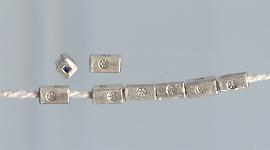 Thai Karen Hill Tribe Silver Beads BM019 (160 Beads)