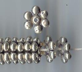 Thai Karen Hill Tribe Silver Beads BM100 (200 Beads)