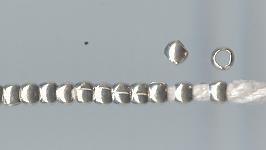 Thai Karen Hill Tribe Silver Beads BM143 (400 Beads)