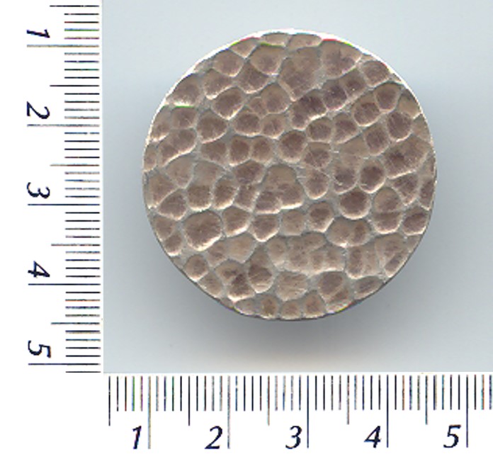 Thai Karen Hill Tribe Silver Hammered Circular Pendant NL032