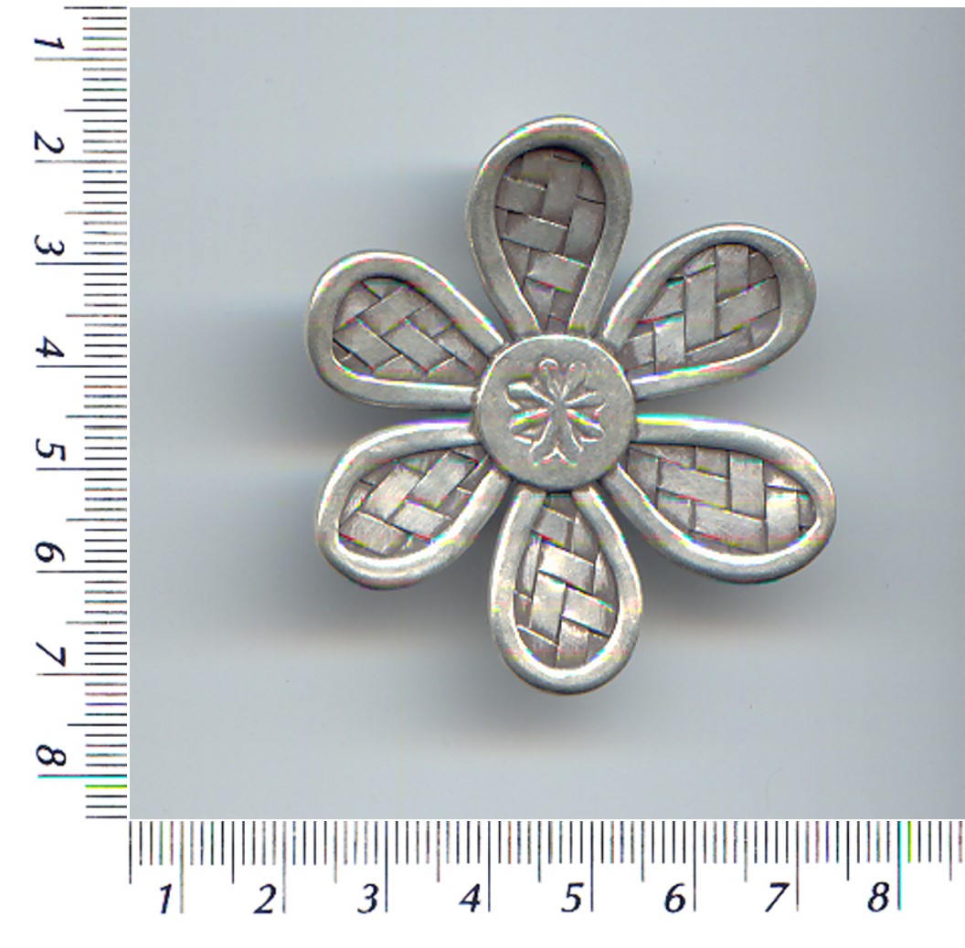 Thai Karen Hill Tribe Silver Lovely Woven Pendant NL093