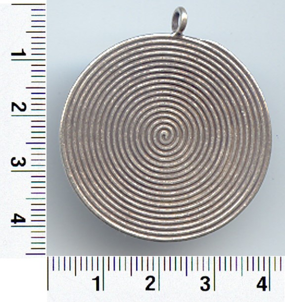 Thai Karen Hill Tribe Silver Pendants Spiral Pendant NM009 