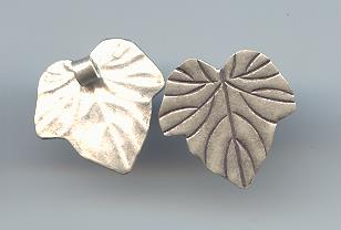 Thai Karen Hill Tribe Silver Pendants Leaf Charm NM091 