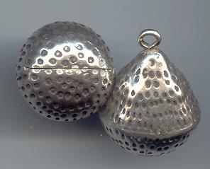 Thai Karen Hill Tribe Silver Pendants Apple Bell Pendant NM111 