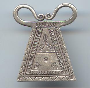 Thai Karen Hill Tribe Silver Pendants Karen Spirit Pendant NM139 