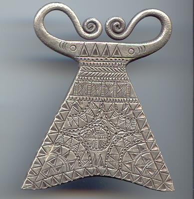 Thai Karen Hill Tribe Silver Pendants Karen Spirit Pendant NM141 